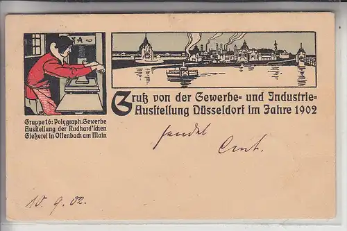 6050 OFFENBACH, Rudhard'sche Gießerei auf der Ausstellung 1902 in Düsseldorf