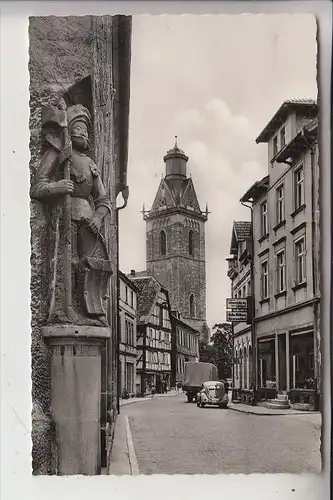 3540 KORBACH, Stechbahn, Roland, Kilians-Kirche, 1956