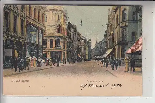 4000 DÜSSELDORF, Schadowstrasse, Cafe Branscheidt, 1904, Color