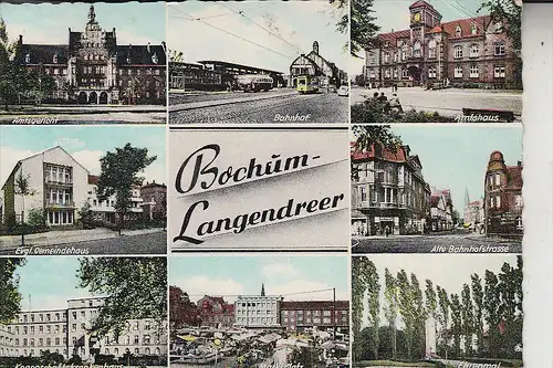 4630 BOCHUM - LANGENDREER, Mehrbildkarte, 1964