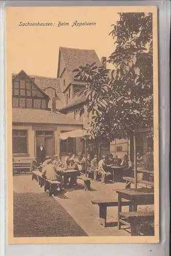 6000 FRANKFURT - SACHSENHAUSEN, Beim Äppelwein, 1908, Trenkler-Leipzig