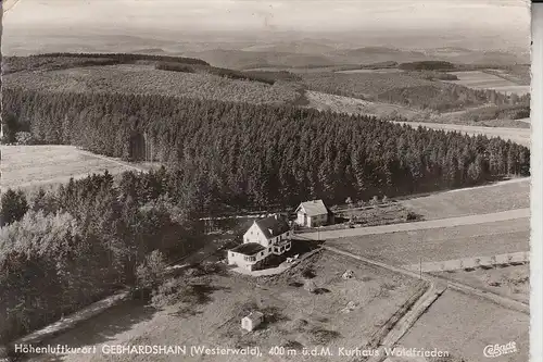 5241 GEBHARDSHAIN, Kurhaus Waldfrieden, Luftaufnahme, 1961