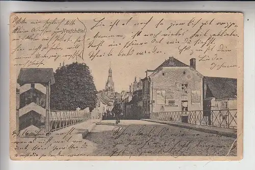 F 02190 NEUFCHATEL, 1.Weltkrieg, Deutsche Feldpost, Eckknick