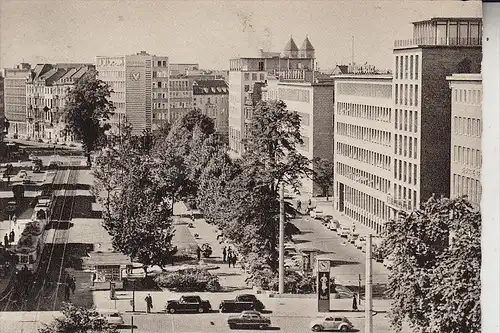 4000 DÜSSELDORF, Kaiser-Wilhelm-Ring, 50er Jahre, Strassenbahn-Tram
