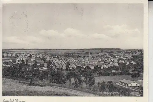 6251 SELTERS - EISENBACH, Ortsansicht, 1957, kl. Eckknick
