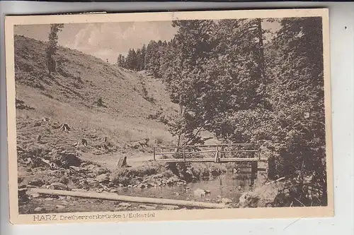 3388 BAD HARZBURG - ECKERTAL, Dreiherrenbrücke, 1926