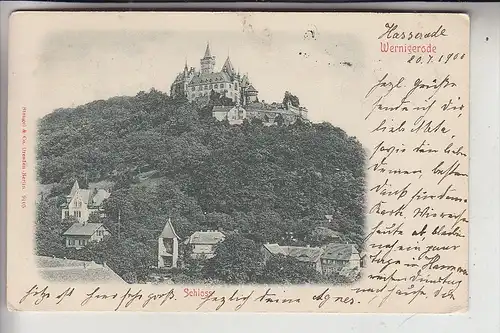 0-3706 WERNIGERODE, Schloss, 1900