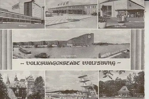 3180 WOLFSBURG, Volkswagenstadt, VW-Werk, 60er Jahre