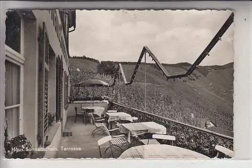 5550 BERNKASTEL - KUES - ÜRZIG, Haus Sonnenschein, Terrasse, 1960