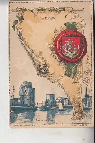 F 17000 LA ROCHELLE, L'entree ddu Port, ca. 1905