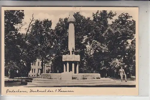 4790 PADERBORN, Denkmal der 8. Husaren, 1940