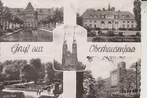 4200 OBERHAUSEN, Mehrbildkarte, 1959