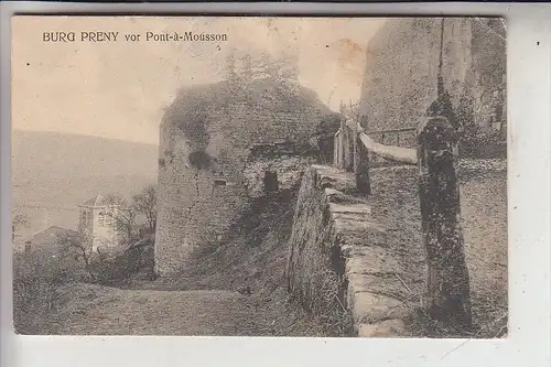 F 54530 PRENY, Burg / Chateau, 1.Weltkrieg, 1915, Deutsche Feldpost