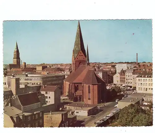 2300 KIEL, Nicolaikirche und Umgebung, 1960