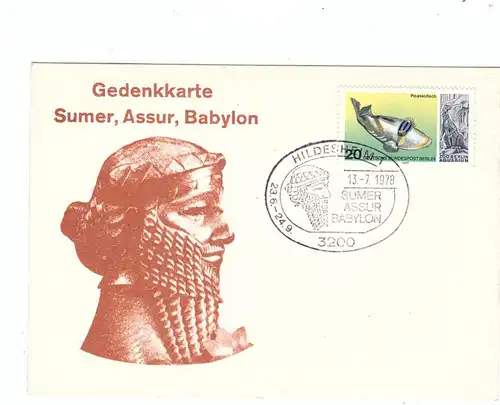 VÖLKERKUNDE / Ethnic - SUMER, ASSUR, BABYLON, Ausstellung Hildesheim 1978