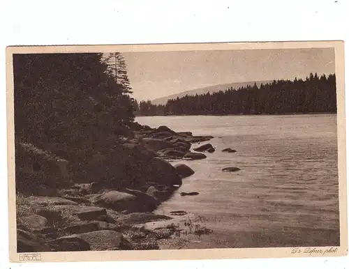 3389 BRAUNLAGE - SANKT ANDREASBERG, Talsperre Oderteich, 1922