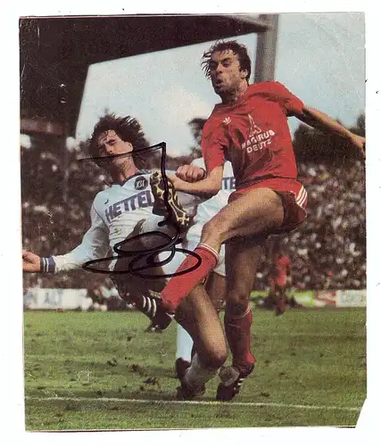 FUSSBALL - BAYERN MÜNCHEN - WOLFGANG KRAUS, Zeitungsausschnitt mit Autogramm