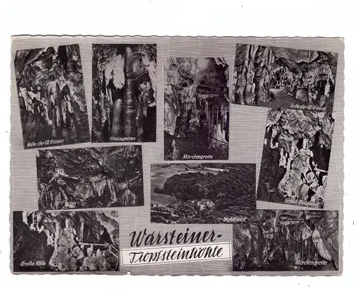 4788 WARSTEIN, Tropstein-Höhlen, kl. Druckstelle