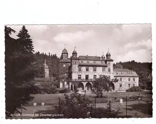 5277 MARIENHEIDE - GIMBORN, Schloß-Hotel, 50er Jahre