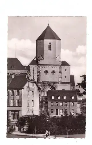 4050 MÖNCHENGLADBACH, Münsterkirche und Umgebung, 50er Jahre