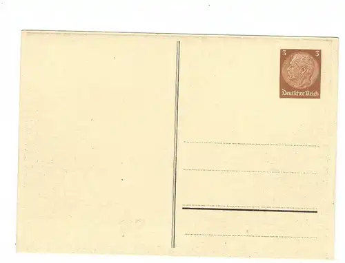 0-6000 SUHL, Künstler-Karte mit Postkutsche zur Thüposta 1938, GA DR PP 122 C 99