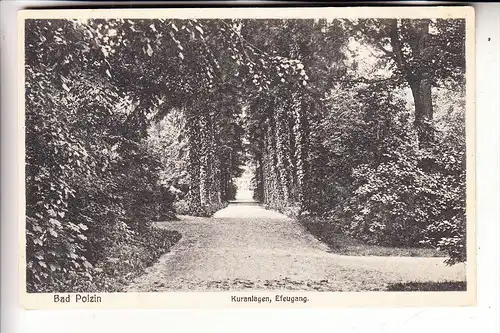 POMMERN - BAD POLZIN / POLCZYN ZDROJ, Kuranlagen, Eingang