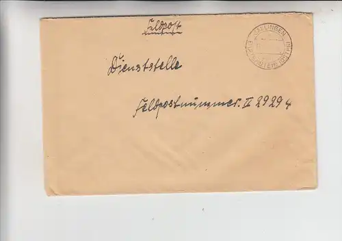 OSTPREUSSEN - Postgeschichte "Gallingen über Bartenstein" 1941, Feldpost 2.Weltkrieg