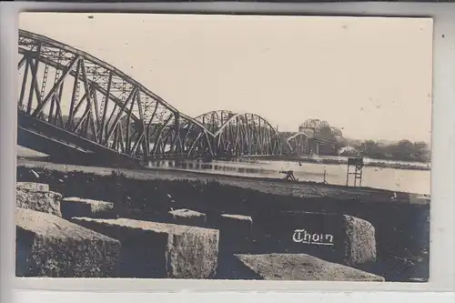 WESTPREUSSEN - THORN / TORUN, Brücke, zerstört, Photo-AK