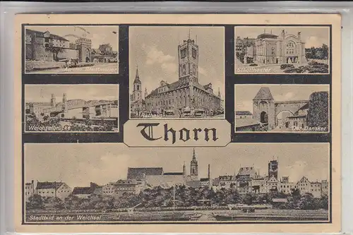 WESTPREUSSEN - THORN / TORUN, Mehrbildkarte, 1940, deutche Feldpost