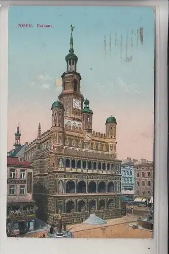 POSEN - Posen / POZNAN, Rathaus, 1918