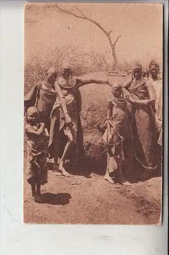 DEUTSCHE KOLONIEN - DEUTSCH OST-AFRIKA, Massai, Mtschiriri-Weiber, Ethnic-Völkerkunde