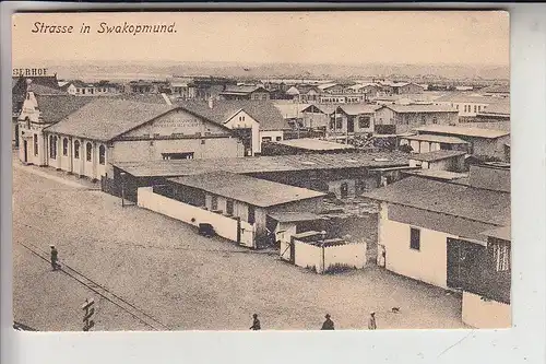 DEUTSCHE KOLONIEN - DEUTSCH SÜDWEST AFRIKA - Strasse in Swakopmund