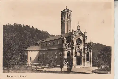 BÖHMEN & MÄHREN - EICHWALD / DUBI, Kirche, rückseitig kl. Papiermangel