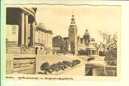 POMMERN - STETTIN / SZCZECIN, Hakenterrasse & Regierungsgebäude, 1937