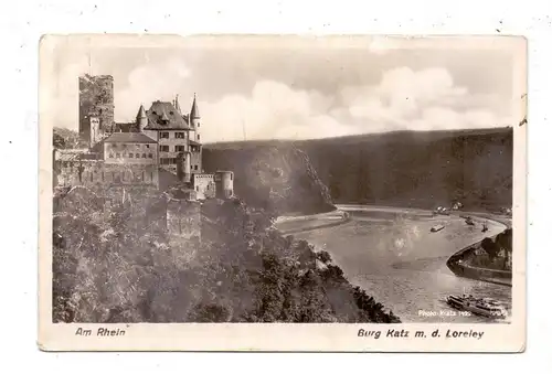 5422 SANKT GOARSHAUSEN, Burg Katz und Loreley, Verlag Kratz # 1422