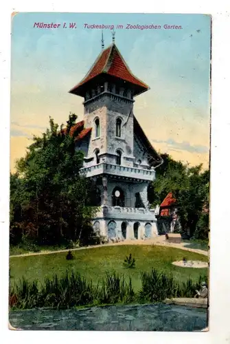 4400 MÜNSTER, Zoo, Tuckesburg im Zoologischen Garten, 1916