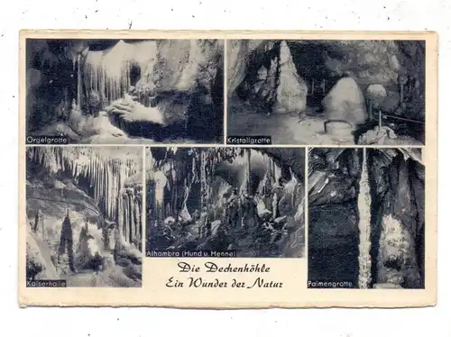 5860 ISERLOHN - GRÜNE, Dechenhöhle, 1950