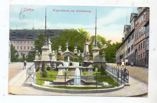 0-5800 GOTHA, Wasserkünste am Schloßberg, 1911