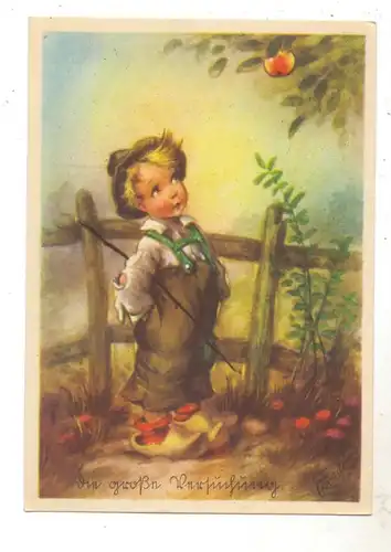 KINDER - Junge am Apfelbaum