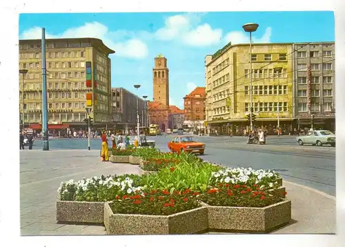 4330 MÜLHEIM / Ruhr, City, Blick auf Rathaus, OPEL Kadett