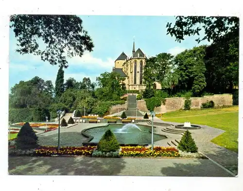 4050 MÖNCHENGLADBACH, Abteigarten, Blick aufs Münster