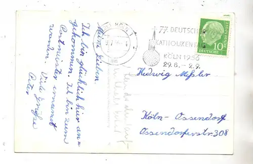 5464 ASBACH - NIEDERMÜHLEN, Haus Niedermühlen, 1956