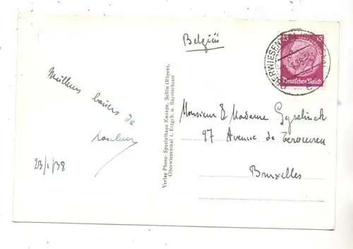 0-9312 OBERWIESENTHAL & Unter- und Böhmisch-Wiesenthal, 1938
