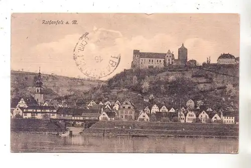 8774 ROTHENFELS, Gesamtansicht 1910, Bahnpost