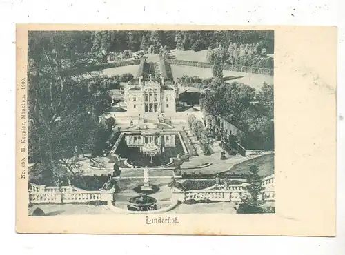 8107 ETTAL, Schloss Linderhof, 1900