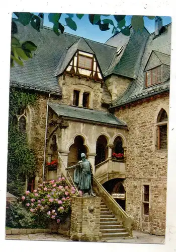 5650 SOLINGEN - BURG, Schloß Burg, Standbild Graf Adolf I. von Berg