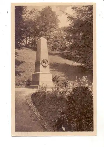 0-9000 CHEMNITZ, Clauß-Denkmal im Stadtpark, 1925