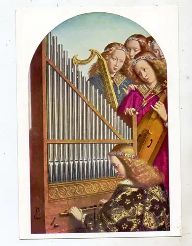 MUSIK - ORGEL, Spielende Engel, van Eyck