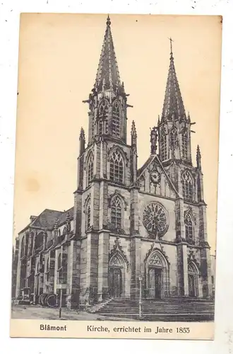 F 54450 BLAMONT, l'Eglise / Kirche