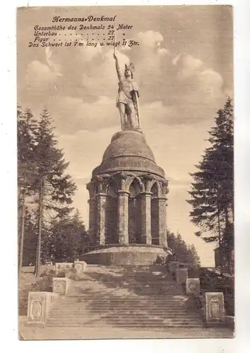 4930 DETMOLD, Hermannsdenkmal, 1914